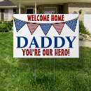 Search for welcome home signs Stars and stripes
