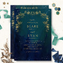 Search for blue and green wedding invitations Moody