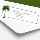 Search for palm trees return address labels Chic