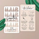 Search for hair extensions business cards Modern