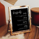 Search for dessert wedding signs Modern minimalist