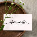 Search for handwritten business cards Makeup artist