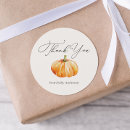 Search for pumpkin thank you stickers Fall
