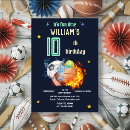 Search for boys 10th birthday invitations Soccer