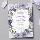 Search for purple silver quinceanera invitations Mis quince anos
