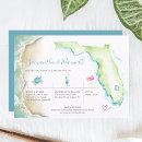 Search for map wedding invitations Beach