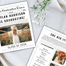 Search for newspaper graduation invitations announcements Black and white