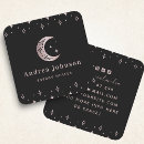 Search for stars business cards Reiki practitioner