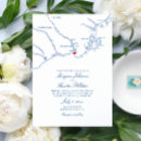 Search for map wedding invitations Elegant
