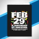 Search for leap year birthday cards Leapling