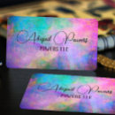 Search for purple and turquoise business cards Abstract