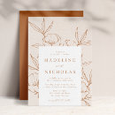 Search for brown and cream wedding invitations Floral