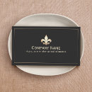 Search for fleur de lis business cards French