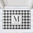 Search for black and white doormats Farmhouse