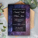 Search for universe wedding invitations Celestial