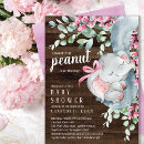 Search for elephant baby girl shower invitations Jungle