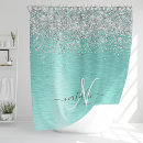 Search for silver shower curtains Sparkling glittery