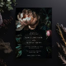 Search for dark and moody wedding invitations Elegant