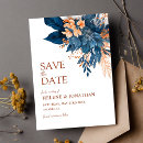 Search for orange blue save the dates Fall
