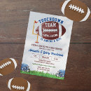 Search for football baby shower invitations Touchdown