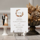 Search for bride wedding invitations rustic monogram