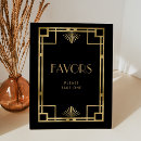 Search for vintage wedding signs Black and gold