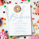 Search for baby sprinkle twins invitations Donut