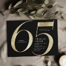 Search for surprise 65th birthday invitations Elegant