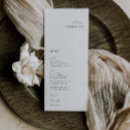 Search for guests name wedding menus Minimalist