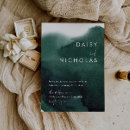 Search for emerald green invitations Modern