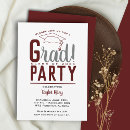 Search for maroon graduation invitations Graduate