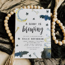 Search for cute baby bat invitations For her