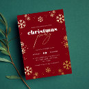 Search for formal christmas invitations Red