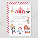 Search for carnival birthday invitations Festival