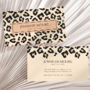 Search for animal print business cards Entrepreneur business owner