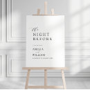 Search for the night before wedding signs Rehearsal dinner