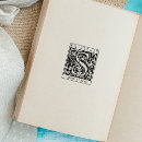 Search for monogrammed monogram initial letter rubber stamps Vintage