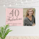 Search for 40th birthday banners Script