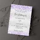 Search for silver wedding invitations Violet