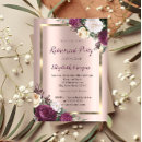 Search for rose gold retirement invitations Retiring