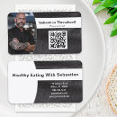 Search for executive business cards Black and white