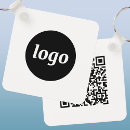 Search for business logo keychains Qr code