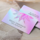 Search for purple flowers business cards Yoga