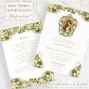 Search for catholic invitations Gold foil
