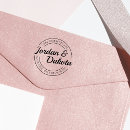 Search for circular rubber stamps Return address