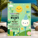 Search for mini golf birthday invitations Modern