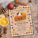 Search for fall birthday invitations Cutie pie