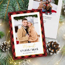 Search for plaid christmas cards Red and black plaid