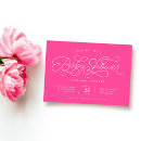 Search for hot pink baby shower invitations Cute