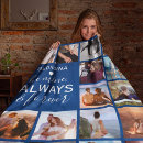 Search for valentines day blankets Always and forever